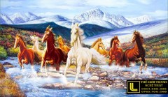 Tranh sơn dầu mã đáo thành công 38